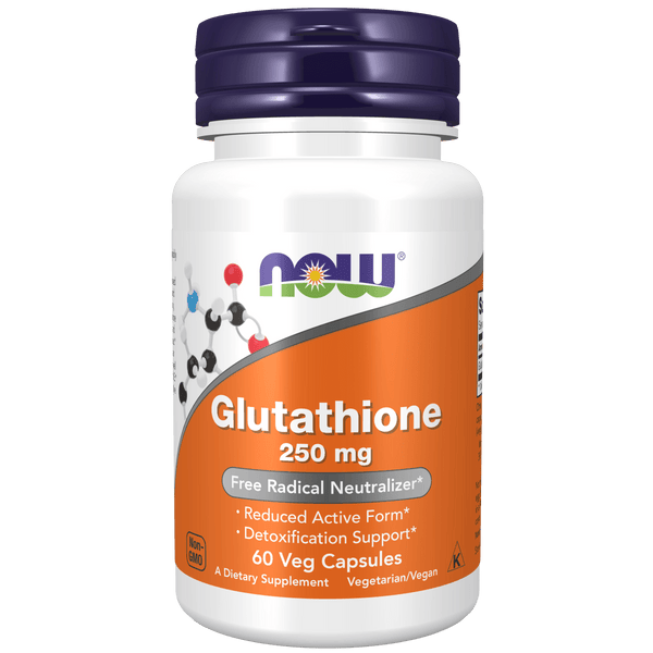 Glutatión 250 mg (60 cápsulas) - NOW Foods