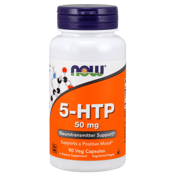  Suplemento 5-HTP 50 mg para apoyo al estado de ánimo y sueño natural.