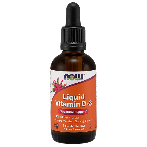 Vitamina D-3 400 UI Líquido (59 ml) - NOW Foods