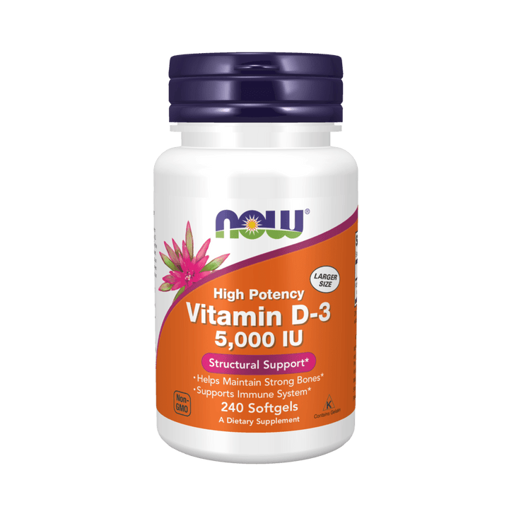 Cápsulas blandas de Vitamina D-3 para apoyo inmunológico.