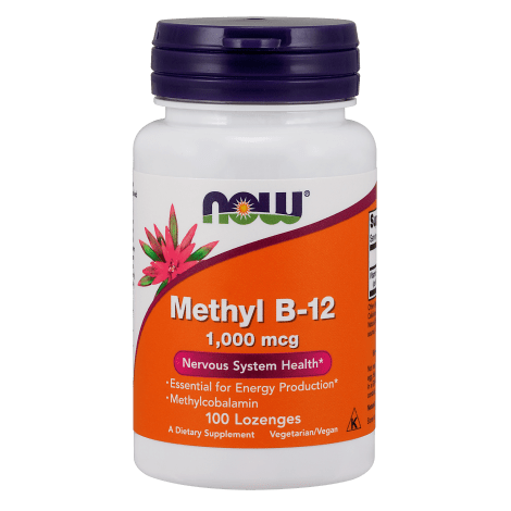 Metilo B-12 1000 mcg (100 Caps) -Now foods