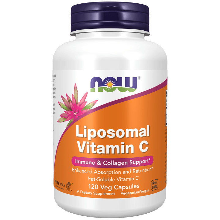 Suplemento Vitamina C Liposomal Now Foods para alta absorción