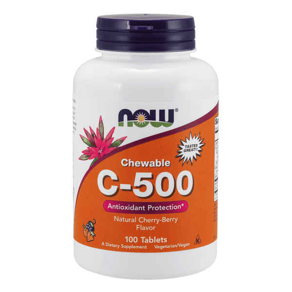 Vitamina C-500 (100 tabletas) - NOW Foods