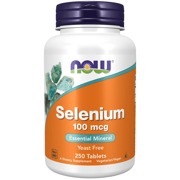 Selenio 100 mcg (250 Tabs) -Now Foods