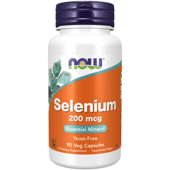 Selenio 200 mcg (90 cápsulas) - Now Foods