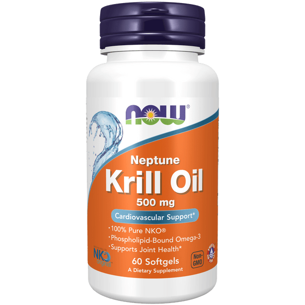 Aceite de krill 500 mg (60 cápsulas blandas) - Now Foods