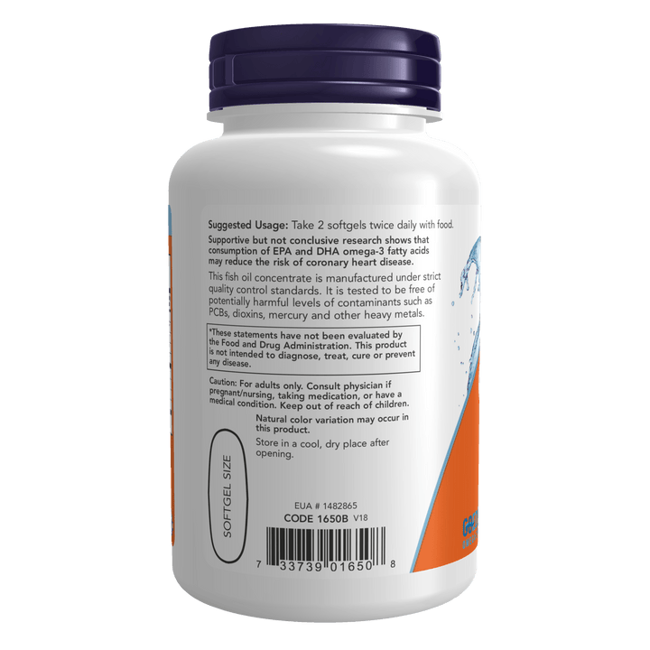 Suplemento Omega 3 para salud cardiovascular.