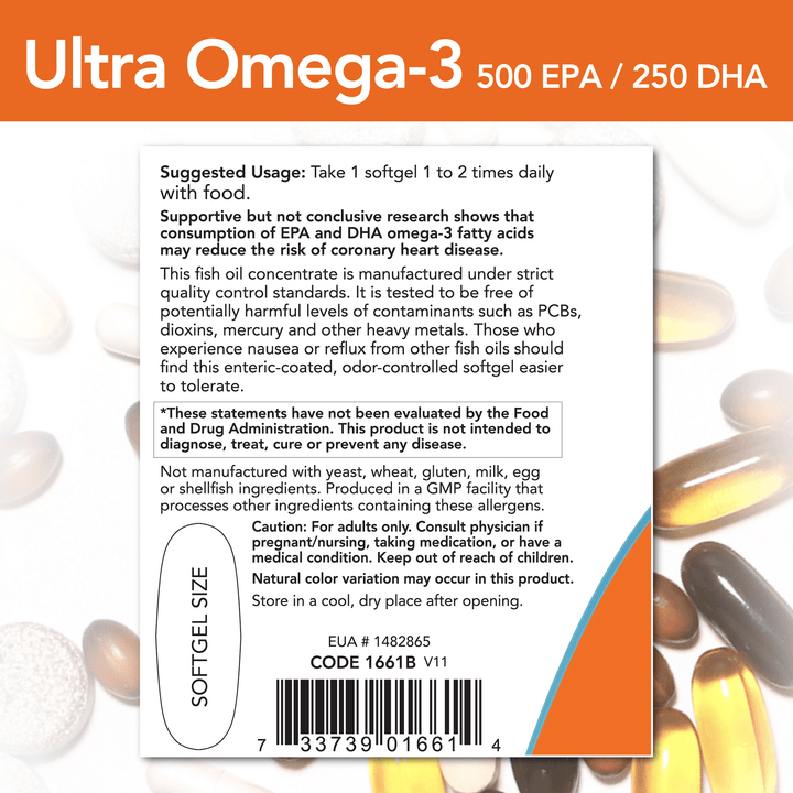 Now Foods Omega-3 para apoyar la salud del corazón