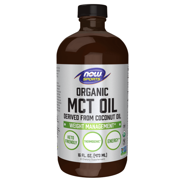 Aceite MCT orgánico (473 ml) NOW Foods