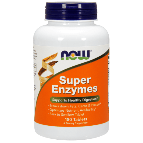 Super Enzimas (180 tabletas) - Now Foods