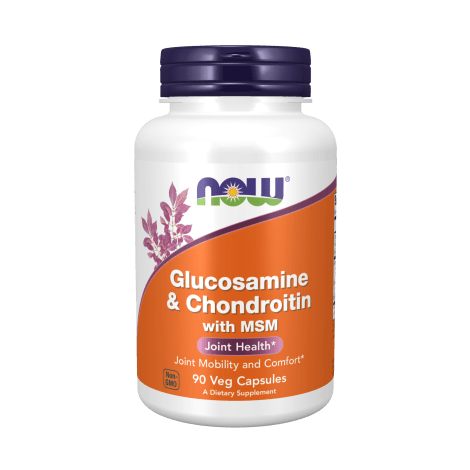 Glucosamina, Condroitina y MSM (90 cápsulas) - NOW Foods