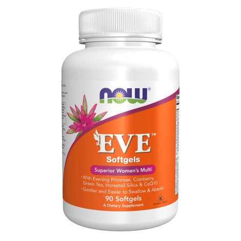 Multivitamínico para mujeres Eve™ (90 cápsulas blandas) - NOW Foods