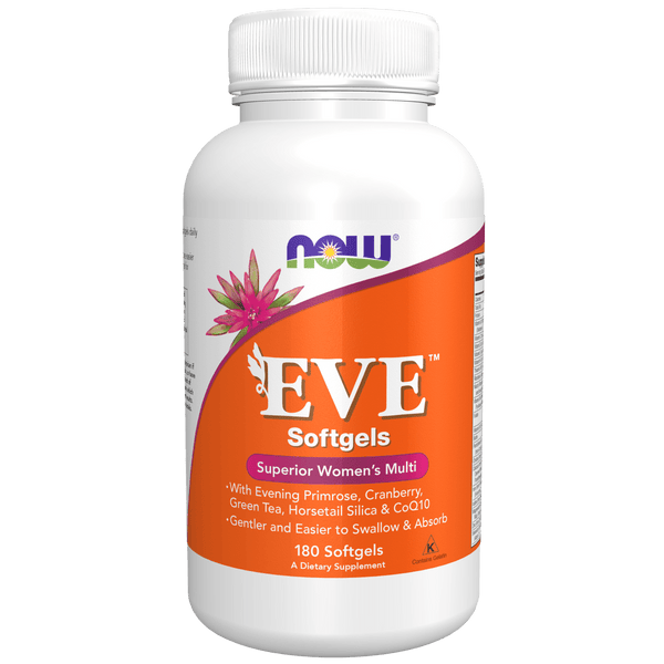 Multivitamínico para mujeres Eve™ (180 cápsulas blandas) - NOW Foods