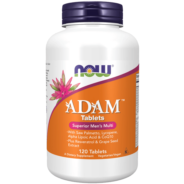 ADAM™ Multivitamínico para Hombres (120 tabletas) - NOW Foods