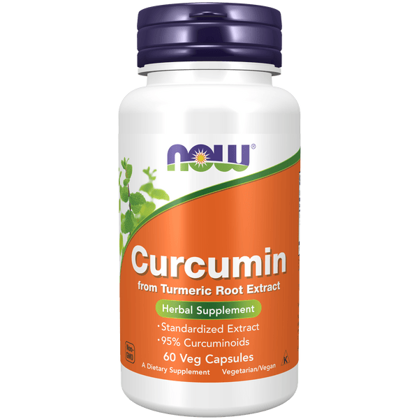 Extracto de curcumina 95% 665 mg (60 cápsulas) - NOW Foods