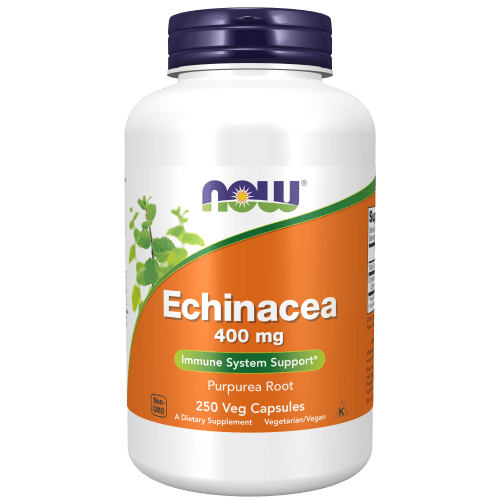 Equinácea 400mg (250 cápsulas) NOW Foods