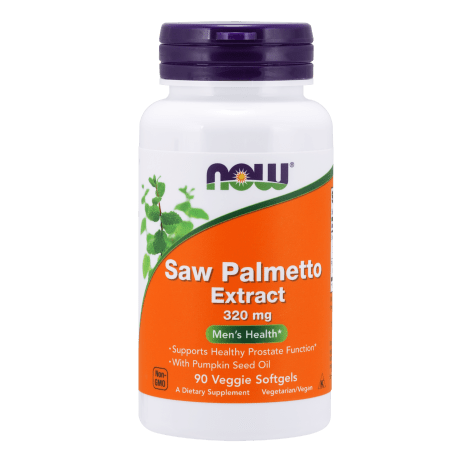 Extracto de Saw Palmetto 320 mg (90 Softgels)- Now Foods