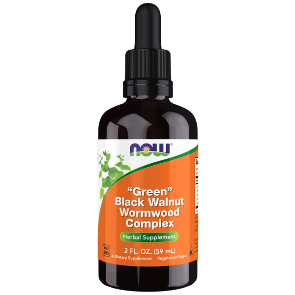 Líquido "verde" de ajenjo de nogal negro (59 ml) - NOW Foods