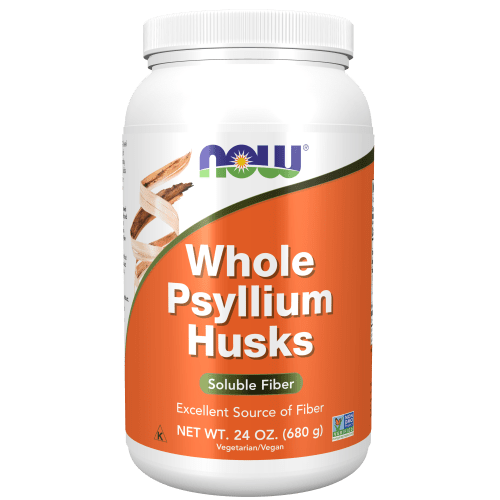 Cáscaras de Psyllium enteras (680 grs) NOW Foods