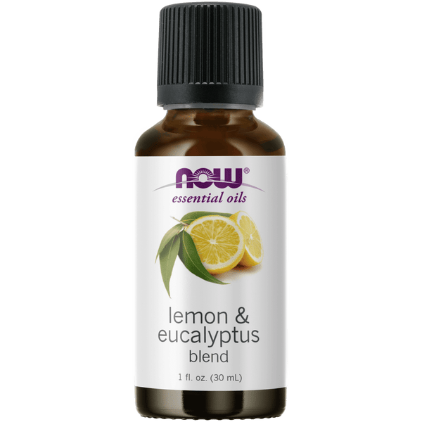 Mezcla de aceite de limón y eucalipto (30 ml) - NOW Foods