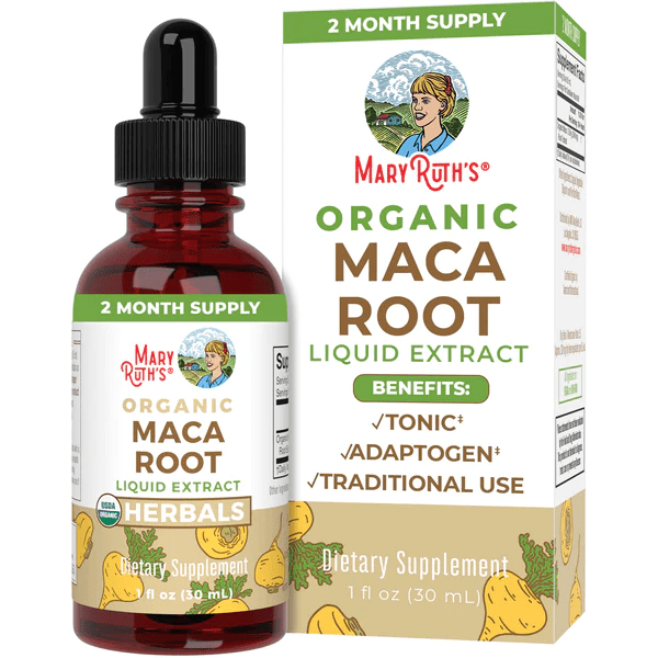 Gotas de Raíz de Maca Orgánica 590 mg(1 fl oz