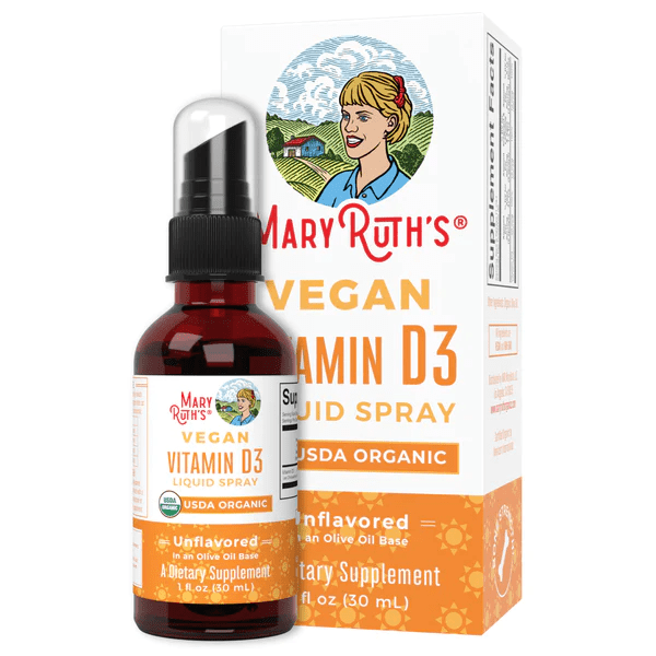 Spray Líquido Orgánico de vitamina D3 sin Sabor (1 fl oz