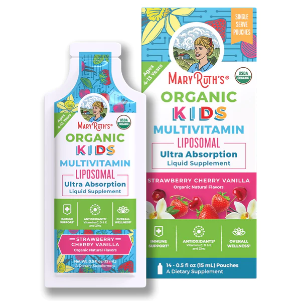 Multivitamínico Liposomal para Niños, Fresa, Cereza y Vainilla,  (14 pack de 0.5 fl oz)