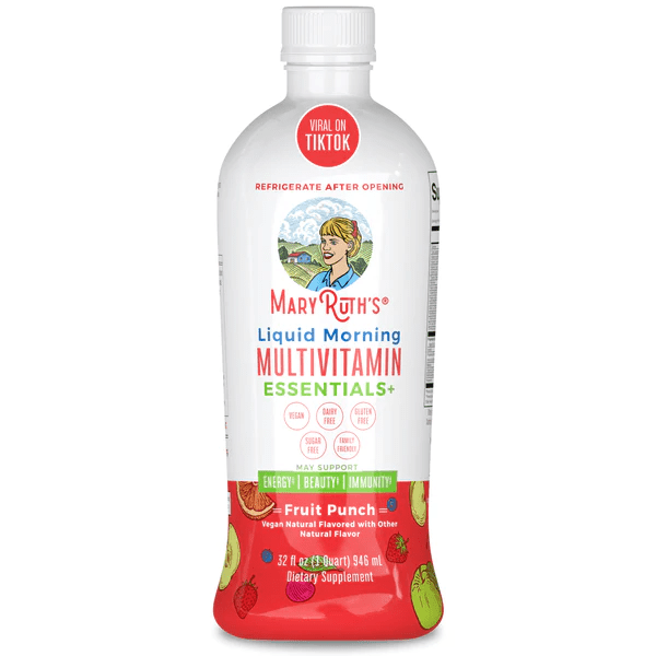 Multivitamínico Líquido de la Mañana, Ponche de Frutas (32fl oz