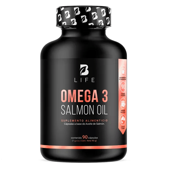 Omega 3 Aceite Puro de Salmón 1000 mg (90 caps)