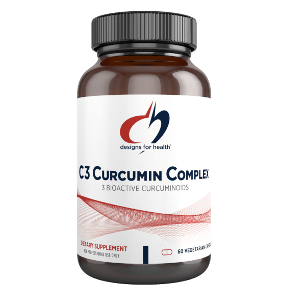 Complejo de Curcumina C3, 400 mg (60 veg caps) - Designs for Health