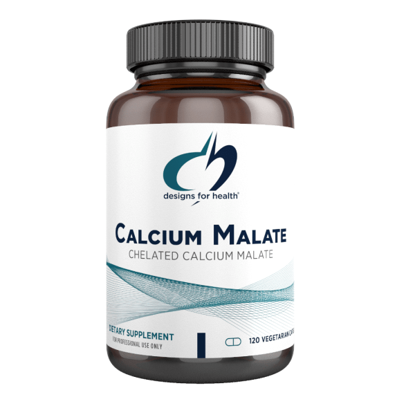 Malato de Calcio 500 mg (120 caps) - Designs for Health