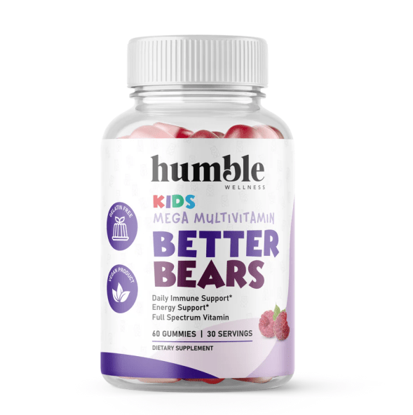 Better Bears Kids Mega Multivitamínico (60 gomitas)