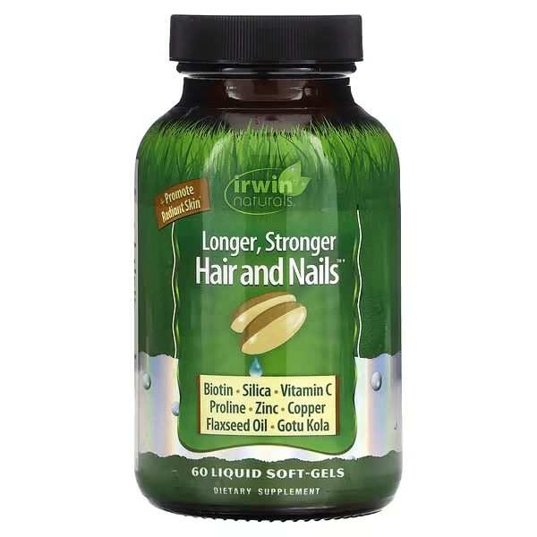 Nutrición para Cabello y Uñas (60 softgels),Irwin Naturals