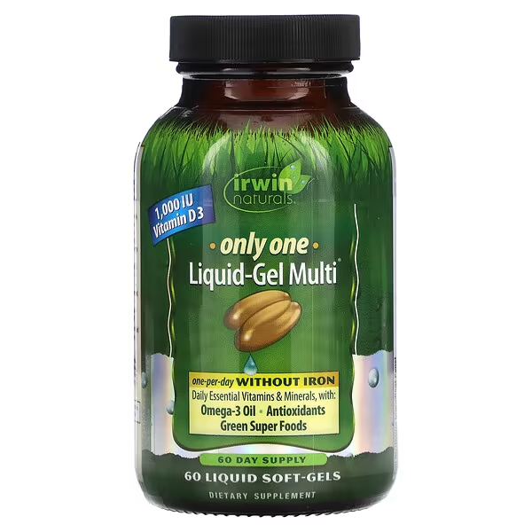 Only One (60 softgels) Vitaminas & Minerales, Irwin Naturals