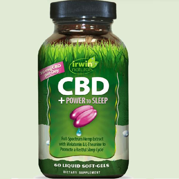 CBD +Power to Sleep (60 softgels), Irwin Naturals