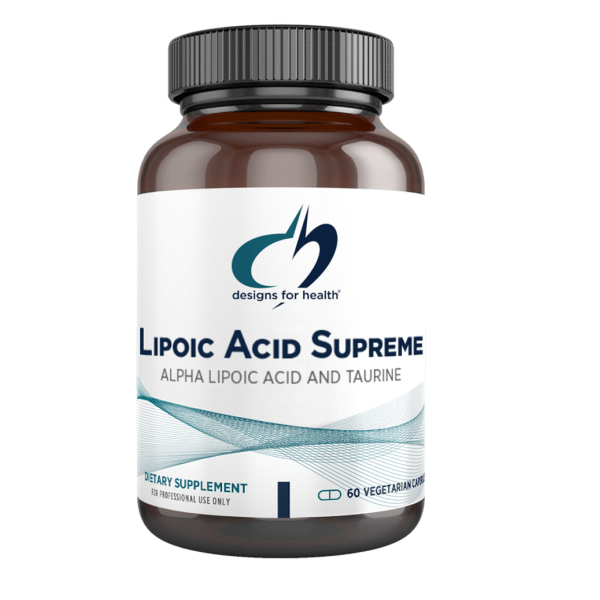 Ácido Lipoico Supremo 300 mg (60 veg caps) - Designs for Health