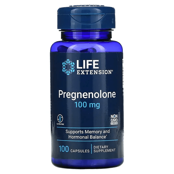 pregnenolona 100 mg (100 caps) LIFE EXTENSION