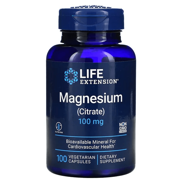 Magnesio (Citrato) 100 mg (100 cápsulas) - Life Extension