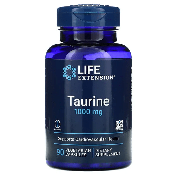 Taurina 1000 mg (90 cápsulas) - Life Extension