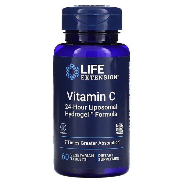 Vitamina C de 24 horas (60 tabletas) - Life Extension