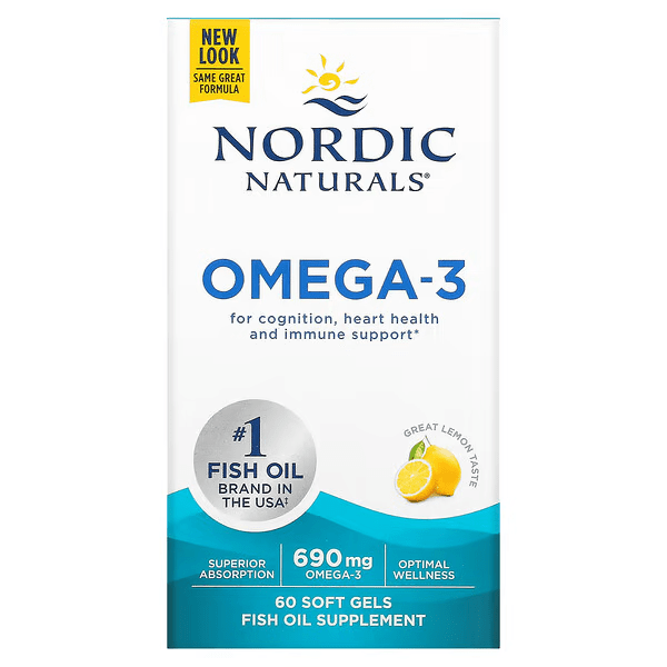 Omega 3 (60 cápsulas blandas) - Nordic Naturals