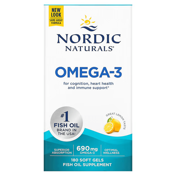 Omega 3 (180 cápsulas blandas) - Nordic Naturals