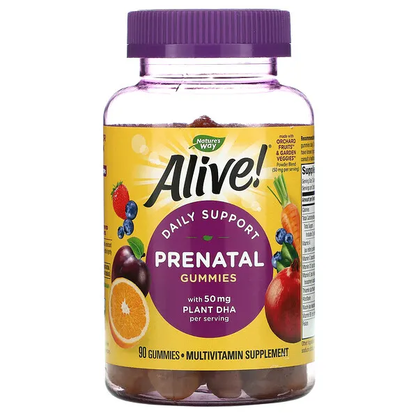 Alive!® Daily Support Prenatal Gummy Multivitamin