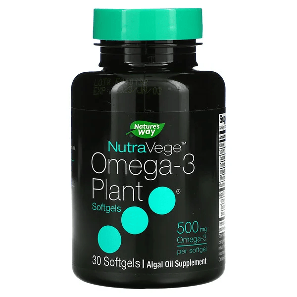 NutraVege® Omega-3 Plant 30 Softgels