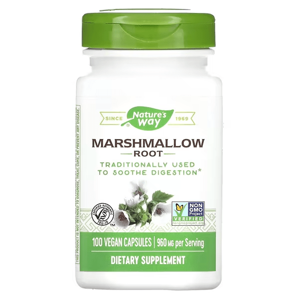 Raíz de Malvavisco 960mg (100 veg caps)