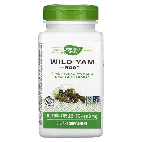 Raíz de ñame silvestre 850 mg (180 Veg Caps)