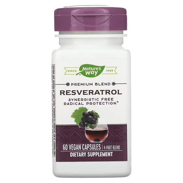 Resveratrol (60 cápsulas) - Nature's Way