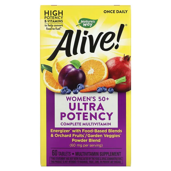 Alive!® Once Daily Women’s 50+ Ultra Potency Multivitamin