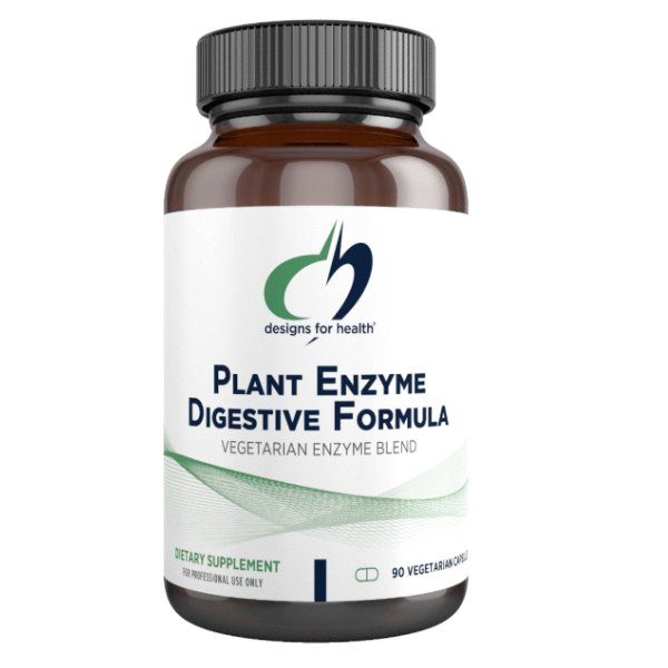 Fórmula Digestiva de Enzimas Vegetales 105 mg (90 veg caps) - Designs for Health