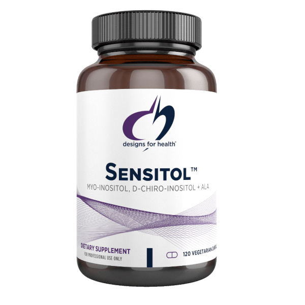 Myo & DChiro Inositol Sensitol™, Insulina (120 veg caps) - Designs for Health